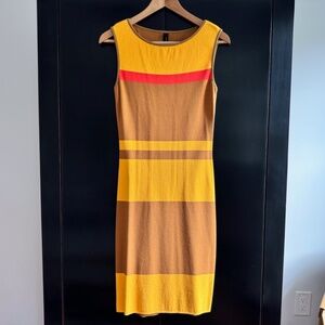 MARC CAIN Summer Color Block Dress